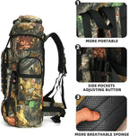 King'sGuard 70L Camping Hiking Backpack Tactical Backpack Military Molle - Image 3