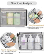 Relavel Travel Toiletry Bag for Men, Hanging Toiletry Bag for Women Makeup - Image 5