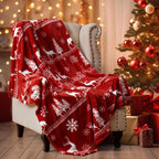 PHF Printed Fleece Throw Blanket, No Shed No Pilling Ultra Soft Plush Cozy Xmas by PHF