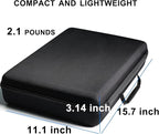 Hardshell watch case, 18 slots watch travel case - Image 4