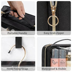 Toiletry Bag for Men, Transparent Makeup Bag Organizer Portable Skincare - Image 5