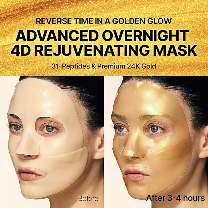 SUNGBOON EDITOR Golden Glow Plump-Looking Trio I Silk Peptide EGF Intensive Gold Mask & Deep Collagen Serum & Deep Collagen Capsule Cream I Valentines Day Gifts for Woman