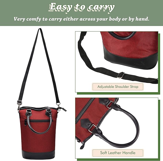 Tirrinia Insulated Wine Gift carrier Tote - Image 3