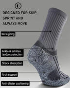 Elite Cushioned Compression Mid-crew Socks 4-Pack - Image 3