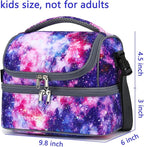 FlowFly Double Decker Cooler Insulated Lunch Bag Large Tote - Image 3