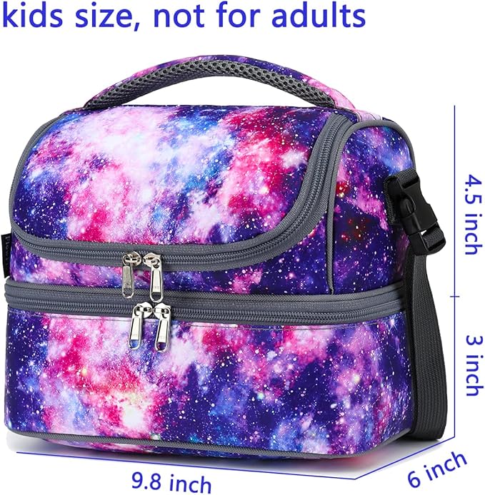FlowFly Double Decker Cooler Insulated Lunch Bag Large Tote - Image 3