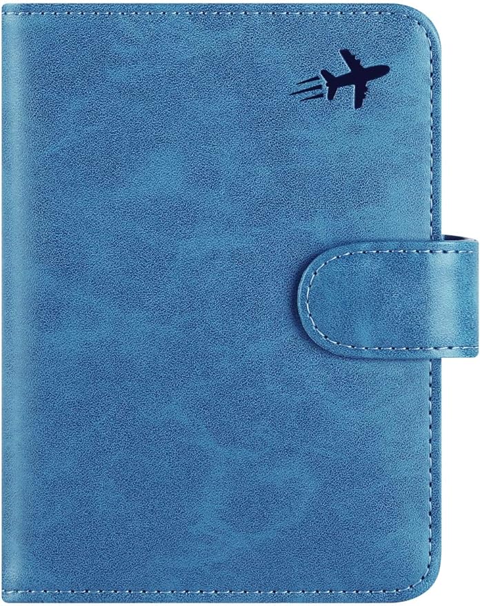 Passport Holder Cover Wallet RFID Blocking Leather Card Case Travel Accessories by PASCACOO