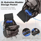 MoKo Hiking Backpack, 40L Large Capacity Camping Backpack - Image 4