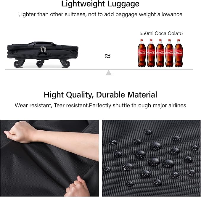 Hanke Expandable Collapsible Luggage - Image 6