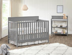Oxford Baby Harper 4-in-1 Convertible Crib, Dove Gray - Image 2