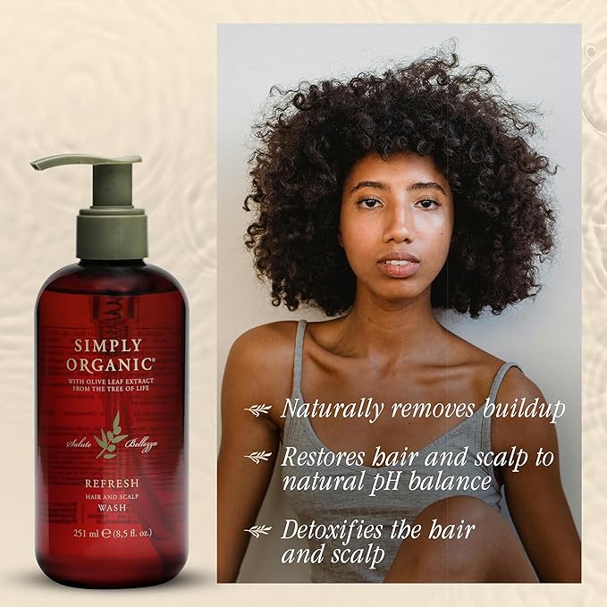 SIMPLY ORGANIC Hair Detox Clarifying Shampoo Scalp Wash, Made in Italy - Image 4