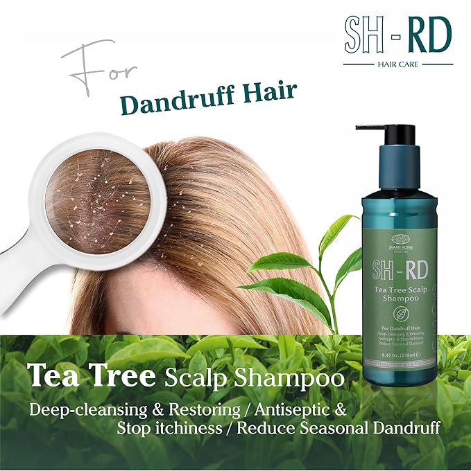 250ml Tea-Tree Shampoo + 250ml Nutra-Therapy Conditioner + 50ml Protein Cream for Dandruff & Sensitive Scalp