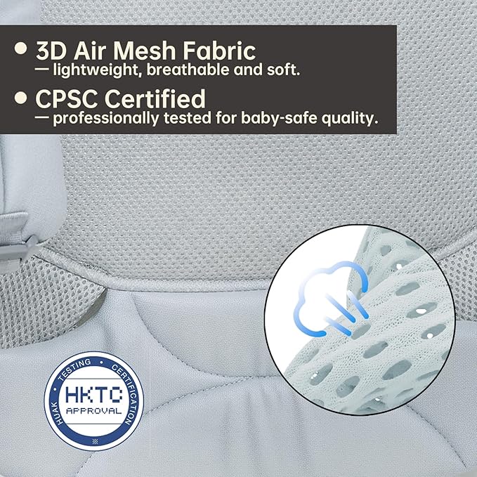 Baby Carrier for Newborns to Toddlers, Adjustable, Ultra-Soft and Weightless - Image 6