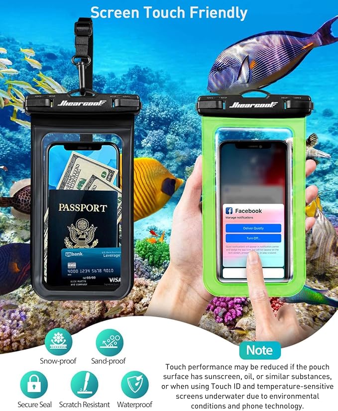 Hiearcool Waterproof Phone Pouch, Waterproof Phone Case - Image 6