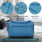 ELIZO Premium REAL Leather Toiletry Bag - Image 5