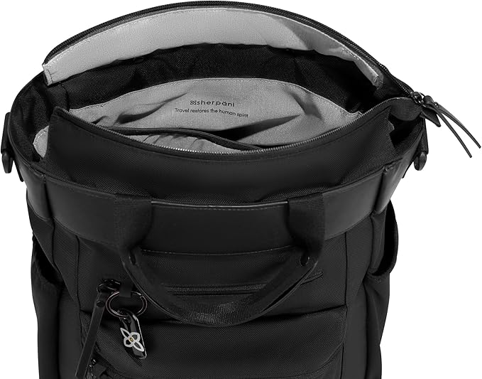 Sherpani Soleil, Anti Theft Convertible Backpack, 3 in 1 Tote Bag, Cross Body - Image 7