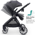 Baby Stroller 2 in 1 Newborn Convertible Stroller Bassinet - Image 3