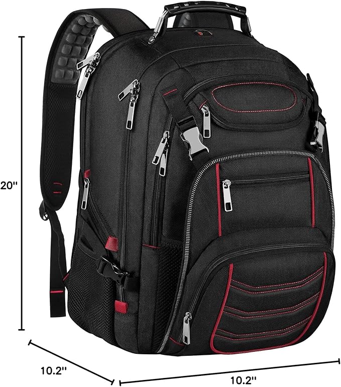 18.4 Laptop Backpack for Men, Extra Large Gaming Laptops Backpack - Image 8