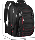 18.4 Laptop Backpack for Men, Extra Large Gaming Laptops Backpack - Image 8