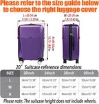 Suitcase Covers for Luggage – TSA Approved Clear PVC Luggage Protector Cover - Image 3
