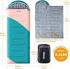 Camping Sleeping Bag, 32℉ Sleeping Bags - Image 2