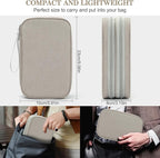 FYY Electronic Organizer, Large Travel Cable Organizer Bag Pouch Electronic - Image 2