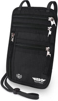 HERO Neck Wallet, RFID Blocking Passport Holder by HeroTravelSupply