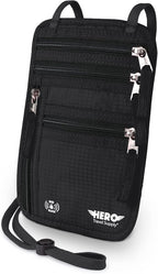 HERO Neck Wallet, RFID Blocking Passport Holder by HeroTravelSupply