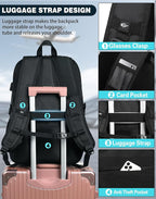 ProEtrade Travel Backpack, Extra Large Laptop Backpack School Business Anti - Image 6