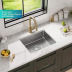 KRAUS Dex 21-inch Undermount 16 Gauge Stainless Steel Single Bowl Kitchen Sink - Image 2