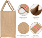 Large Beach Bag Jute Woven Tote - Image 5
