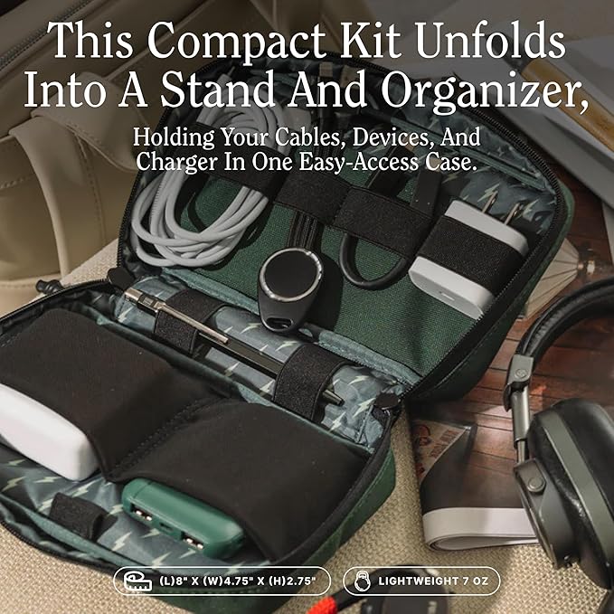 Halfday Sidekick Tech Organizer Kit | Flip-Out Kickstand - Image 5