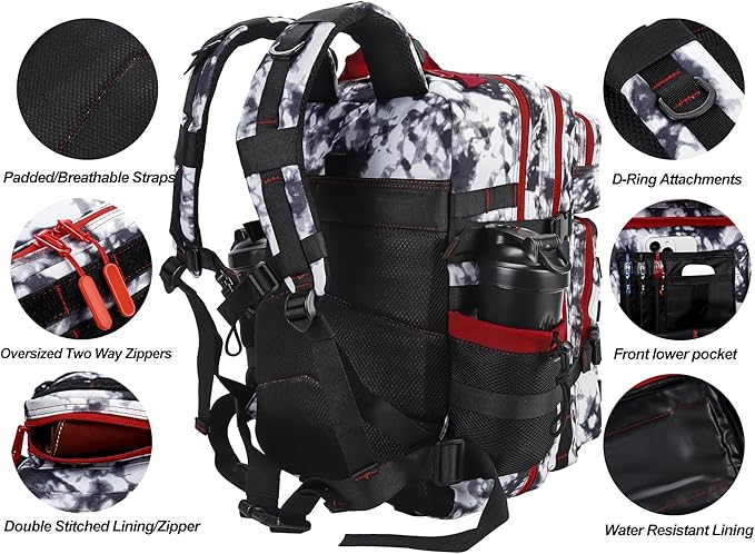 LHI Military Tactical Backpack for Men and Women 45L Army 3 Days Assault Pack - Image 4