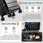Hoteel Luggage Sets 5 Piece, ABS+PC Hard Shell Expandable Suitcases - Image 6