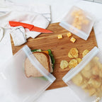 zip 10-Pack Reusable Sandwich Lunch Bags | BPA-Free, Food Grade, Freezer Safe - Image 7