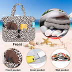 Beach Pool Bags Tote for Women Ladies Large Gym Tote Carry On Bag - Image 7