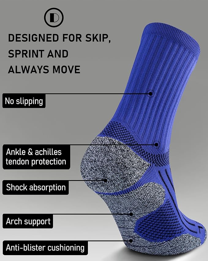 Elite Cushioned Compression Mid-crew Socks 4-Pack - Image 3