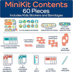 KeepGoing Small Travel First Aid Kit Kids – 60 Pc. Mini First Aid Kit - Image 6
