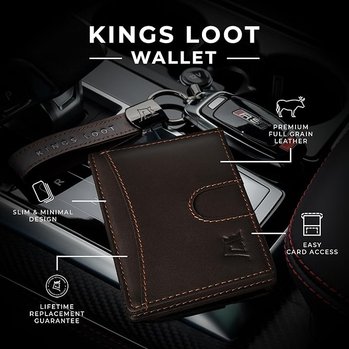 Kings Loot Money Clip Slim Minimalist Wallet - Image 5