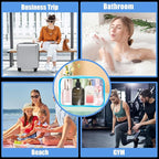 4Pack Clear Makeup Bags Waterproof Organizer Bags - Image 7
