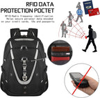 17 inch Laptop Backpack, Large Travel Backpack - Image 6