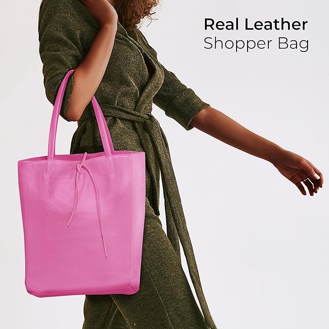 Italian Calf Leather Tote for Women - Image 8