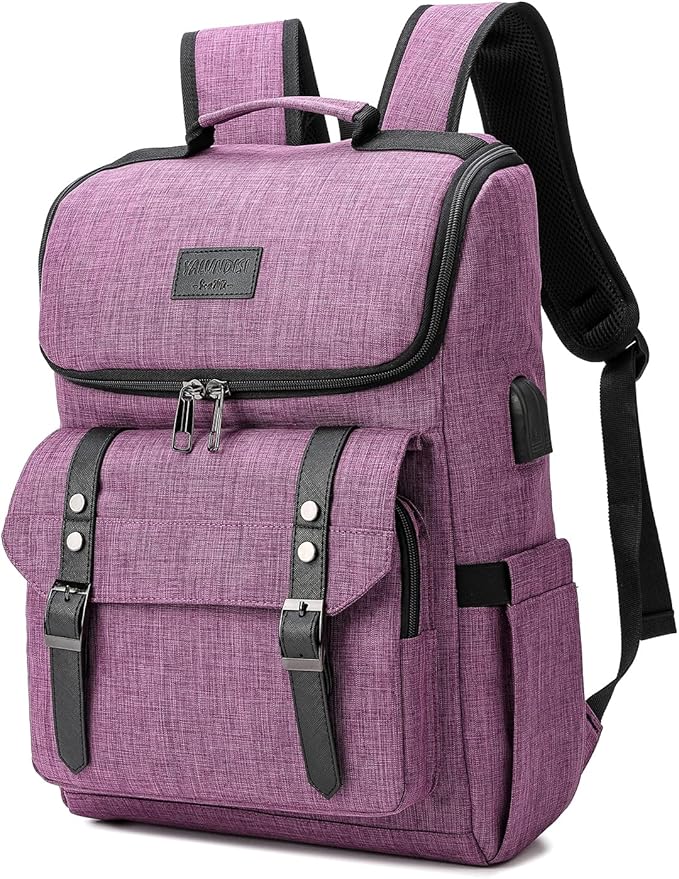 YALUNDISI Vintage Backpack Travel Laptop Backpack by YALUNDISI