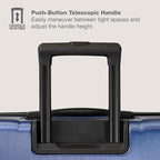 U.S. Traveler Boren Polycarbonate Hardside Rugged Travel Suitcase Luggage - Image 5