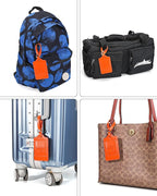 Teskyer Luggage Tags, 3 Pack Premium PU Leather Luggage Tags - Image 7