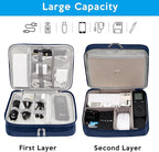 Electronic Organizer Travel Case, Travel Cord Organizer Case Portable - Image 7