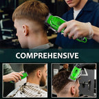 Professional Hair Clippers for Men, Cordless Rechargeable Beard Trimmer & Haircut Kit, Powerful Grooming Tool - Ideal Christmas, Father's Day Gift for Dad, Men