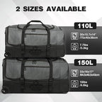 REDCAMP Large Rolling Duffle Bag - Image 6