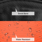 Sun Hats for Men Women UPF 50+ Breathable Wide Brim Summer Fishing (Orange)