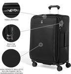 Travelpro VersaPack+ Lightweight Softside Expandable Checked Luggage, 8 Spinner - Image 4